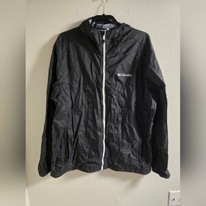 Columbia Black Windbreaker Shell Jacket